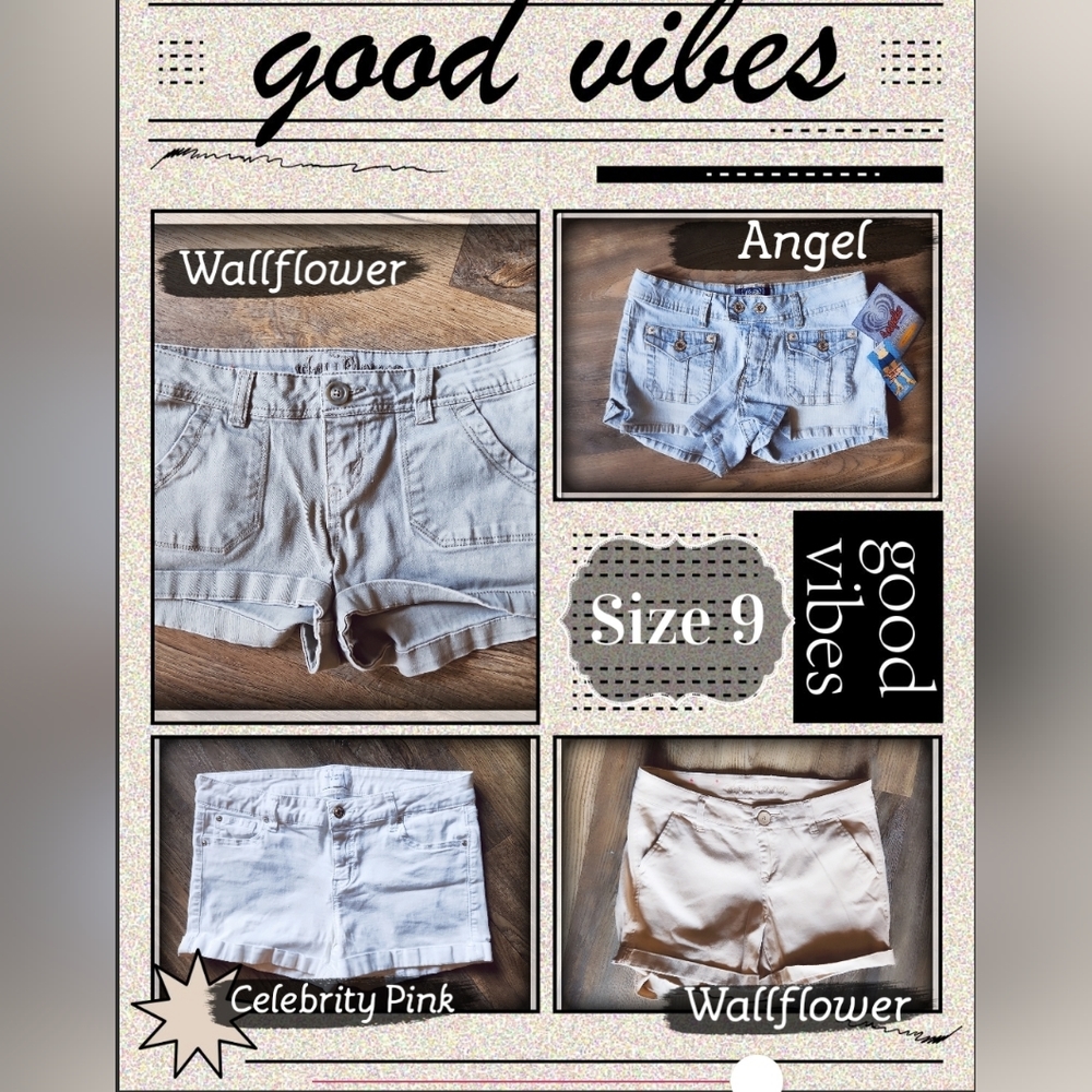 Size 9 Woman's Shorts (4 Pairs)